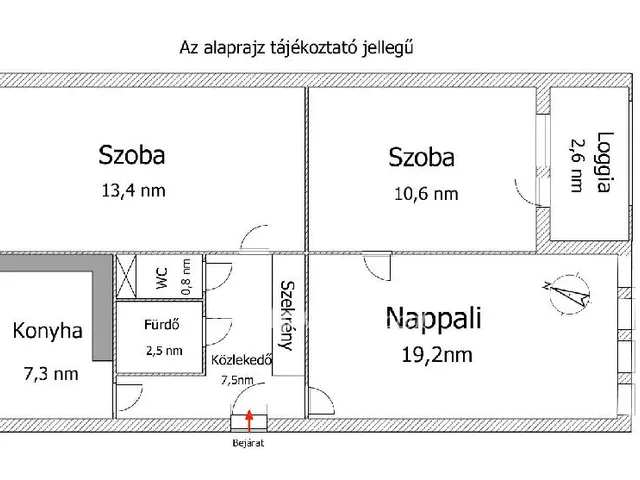 Eladó lakás Budapest XXI. kerület 61 nm
