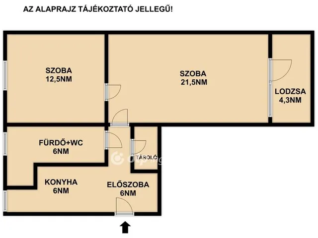 Eladó lakás Budapest IX. kerület, József Attila lakótelep 53 nm