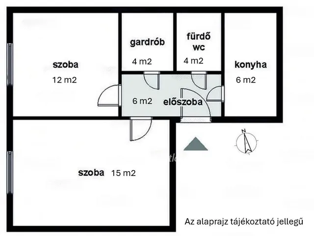 Eladó lakás Budapest XV. kerület 47 nm