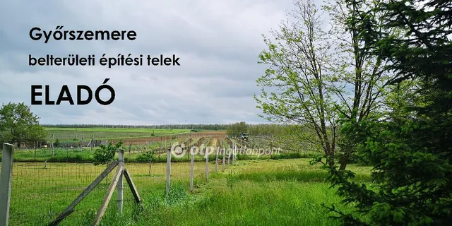 Eladó telek Győrszemere 1324 nm