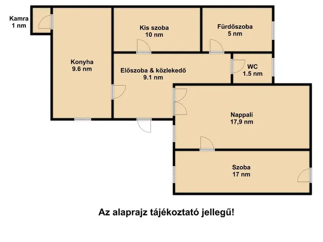 Eladó lakás Budapest VIII. kerület, Józsefváros 60 nm
