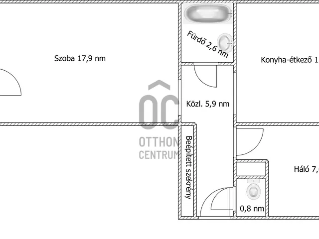 Eladó lakás Paks, Lakótelep 52 nm