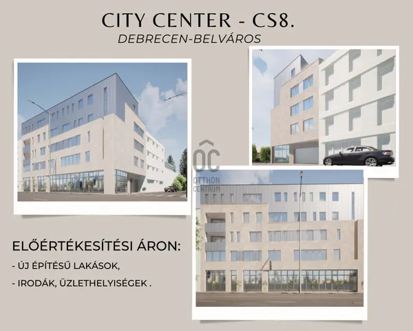 Eladó kereskedelmi és ipari ingatlan Debrecen, Belváros 62 nm