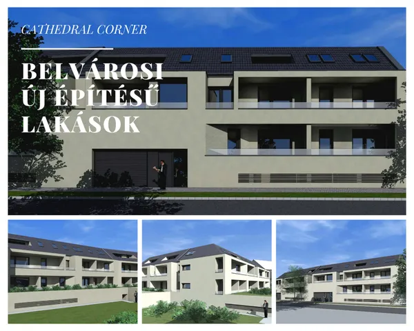 Eladó új építésű lakópark Debrecen, Belváros 60 nm