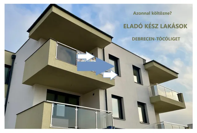 Eladó új építésű lakópark Debrecen, Tócóliget 67 nm