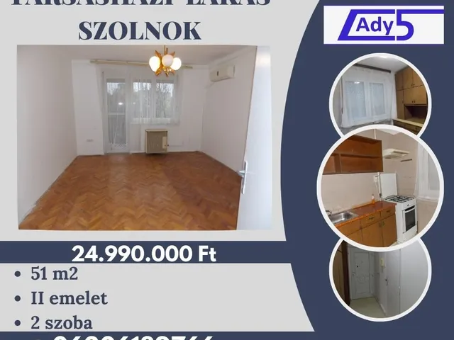 Eladó lakás Szolnok, Belváros 54 nm