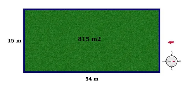 Eladó telek Hosszúpályi 815 nm