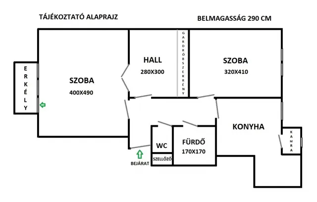 Eladó lakás Budapest IX. kerület, Sobieski János utca 61 nm