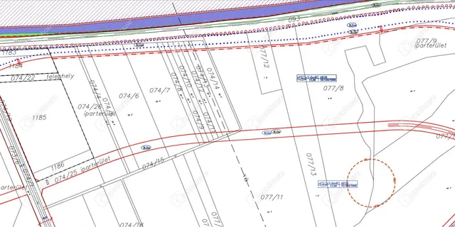 Gönyű eladó ipari telek 19716 m² telekterületű: 73,2 millió Ft