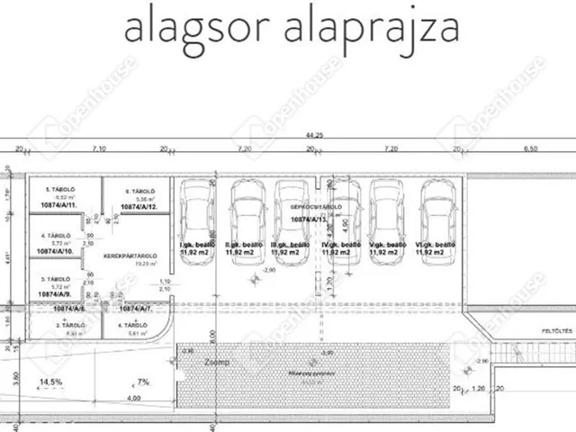 Eladó új építésű lakópark Debrecen, Nagyerdőalja 77 nm