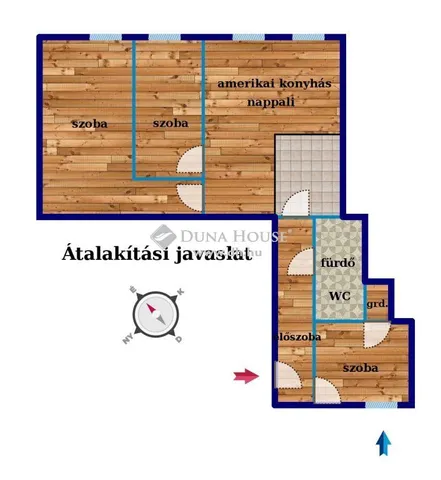 Eladó lakás Budapest VI. kerület, Nagykörúton kívüli terület 75 nm