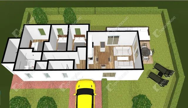 Eladó 4 szobás családi ház 99,5 millió Ft értékben Balatonalmádin - Balatonalmádi projekt lakóparkban