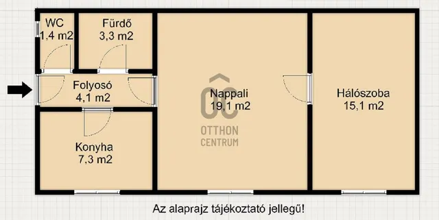 Eladó lakás Budapest IX. kerület, Középső Ferencváros 50 nm
