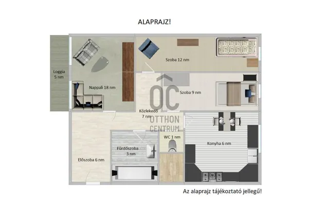 Eladó lakás Budapest XI. kerület, Albertfalva 62 nm