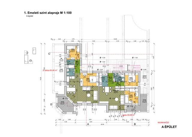 Eladó új építésű lakópark Veresegyház, Fővég 60 nm