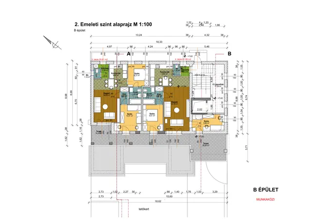 Eladó új építésű lakópark Veresegyház, Fővég 56 nm