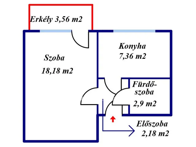 Eladó lakás Miskolc 33 nm