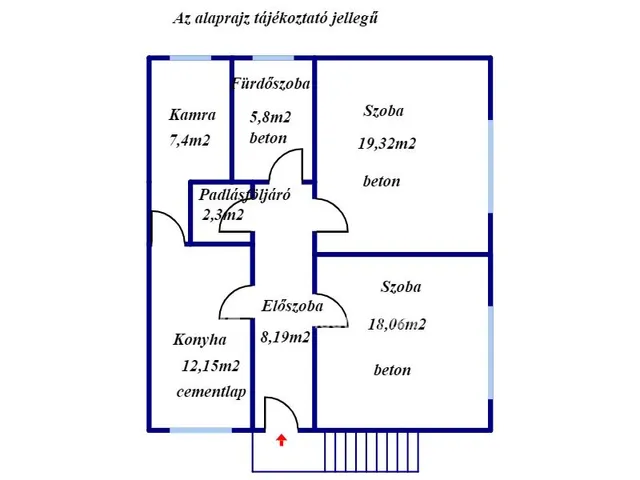 Eladó ház Cered 115 nm