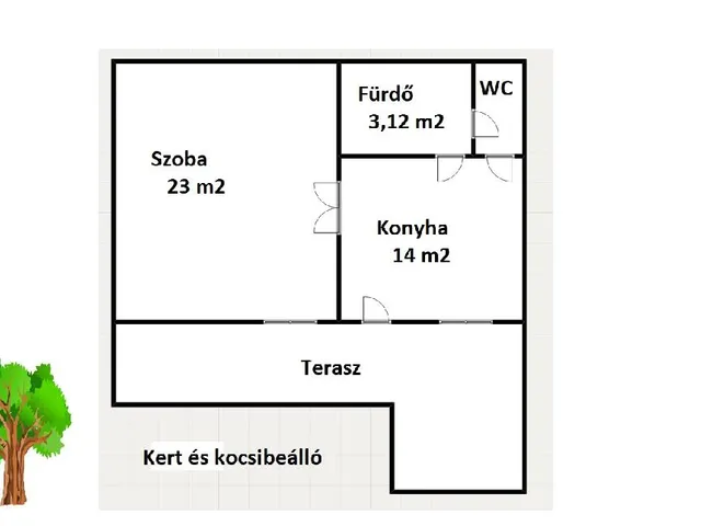 Eladó lakás Budapest XXII. kerület, Kereszt utca 41 nm