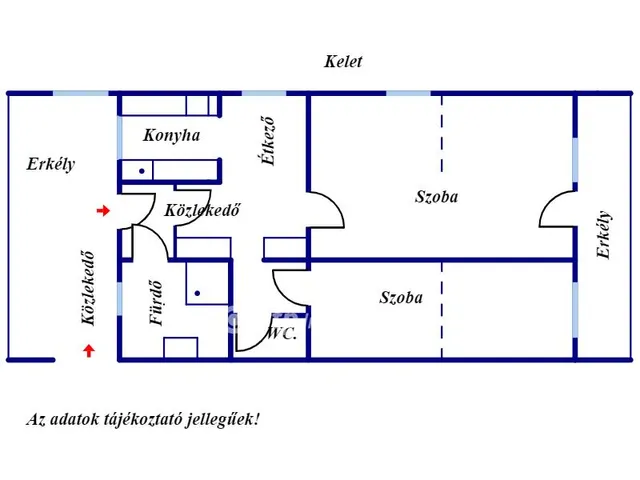 Eladó lakás Kaposvár, Zaranyi ltp. 59 nm