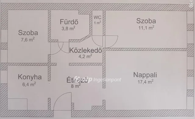 Eladó lakás Sopron, Deák tér 60 nm