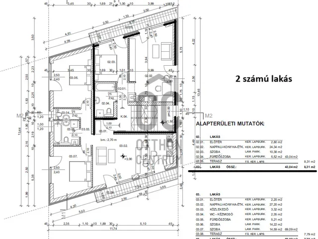 Eladó lakás Budapest XIV. kerület, Alsórákos 43 nm