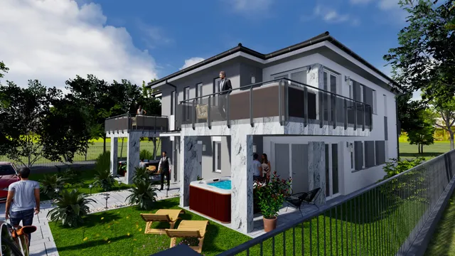 Eladó új építésű lakópark Balatonfenyves