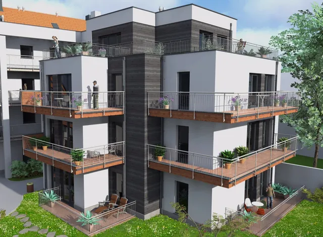 Eladó új építésű lakópark Kecskemét, Belváros