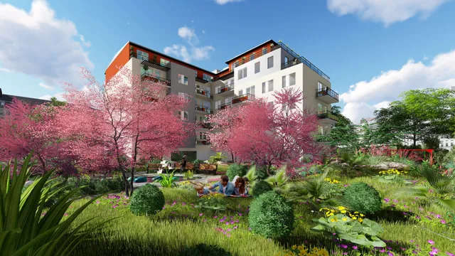 Eladó új építésű lakópark Budapest XIII. kerület, Angyalföld 77 nm