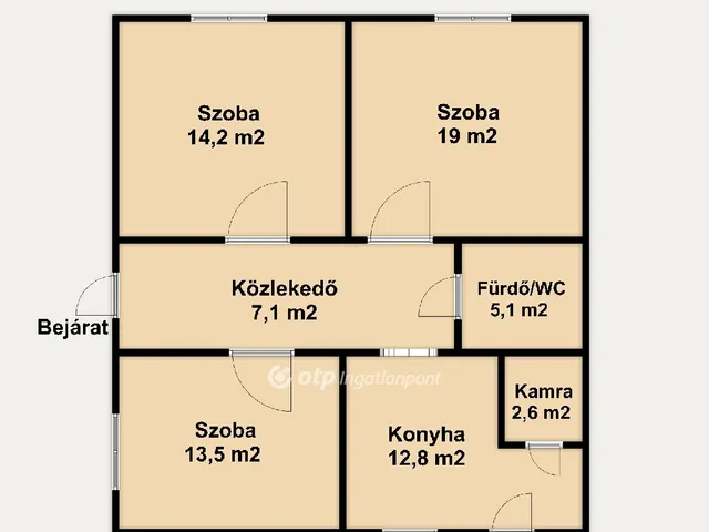 Eladó ház Győrsövényház 72 nm
