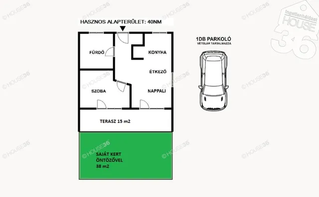 Eladó ház Kecskemét, Kadafalva 40 nm