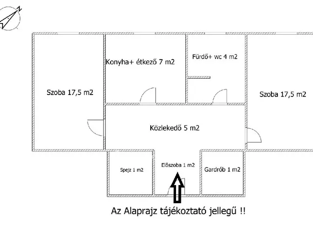 Eladó lakás Budapest IX. kerület, József Attila lakótelep 54 nm