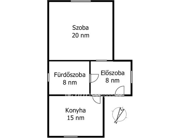 Eladó ház Sajókaza 51 nm