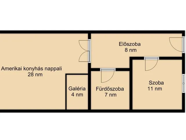 Eladó lakás Budapest VI. kerület, Nagykörúton belüli terület, Bajcsy-Zsilinszky út 54 nm