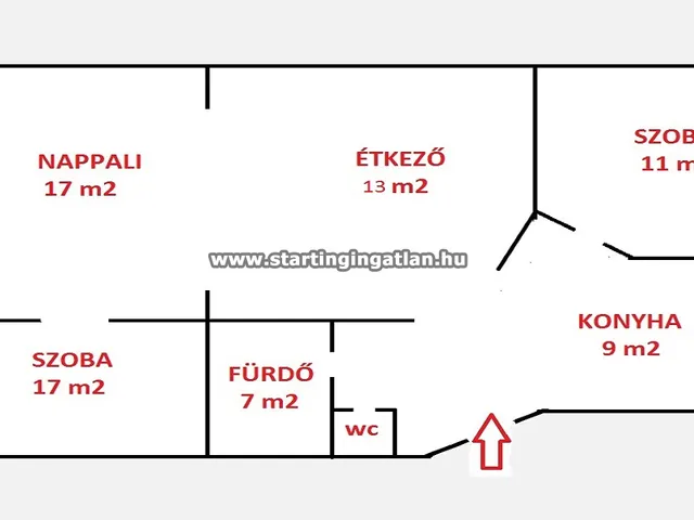 Eladó lakás Budapest XIV. kerület, Istvánmező, Hungária körút 74 nm