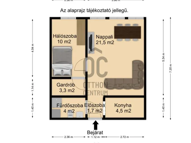 Eladó lakás Budapest XXI. kerület, Szabótelep 45 nm