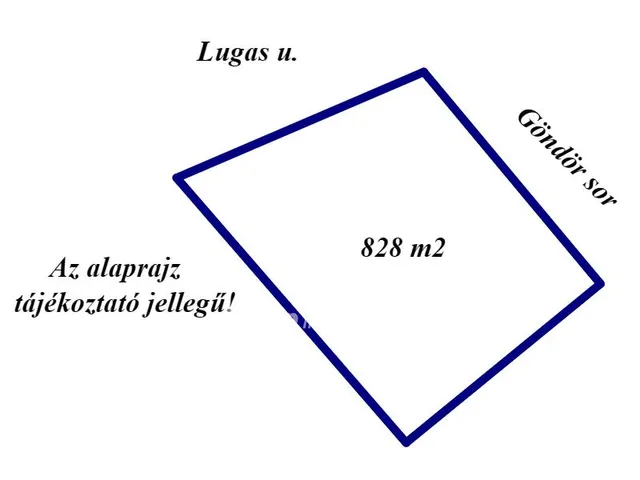 Eladó telek Szeged, Petőfitelep 828 nm
