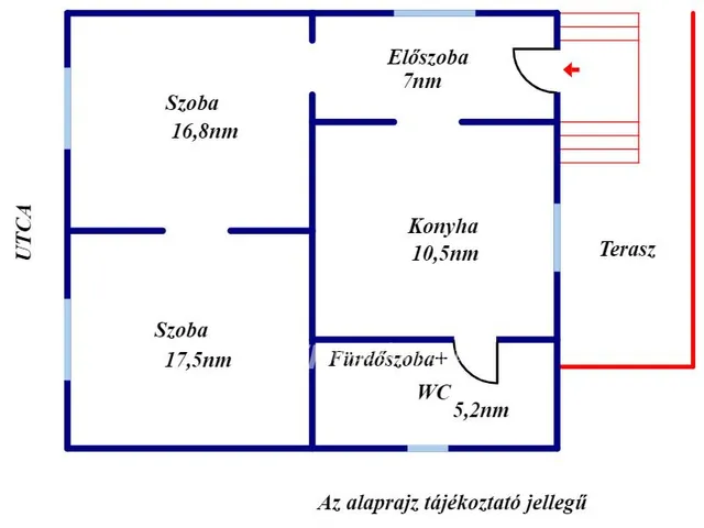 Eladó ház Újszász 57 nm