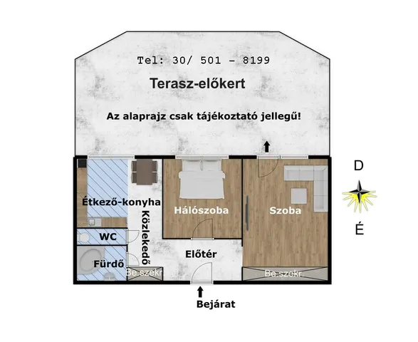 Eladó lakás Debrecen, Tócóvölgy 52 nm