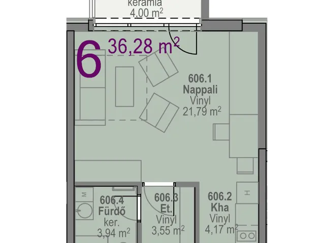 Eladó lakás Budapest VIII. kerület, Corvin negyed, 40 36 nm