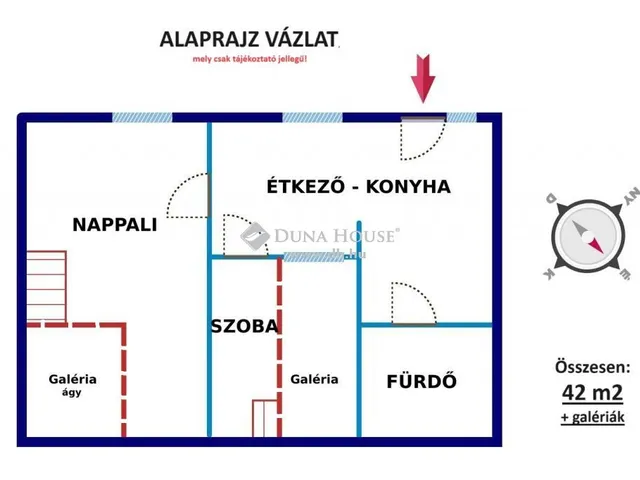 Eladó lakás Budapest VI. kerület 42 nm