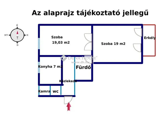 Eladó lakás Budapest X. kerület 58 nm