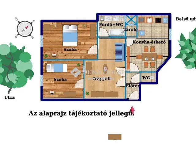 Eladó lakás Budapest IX. kerület, Rehabilitációs terület IX. ker. 71 nm