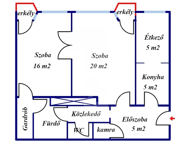 Eladó lakás Pécs, Uránváros 62 nm