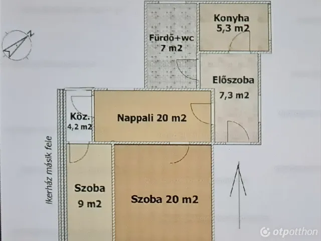Eladó ház Dunaharaszti, Bezerédi-lakópark 72 nm