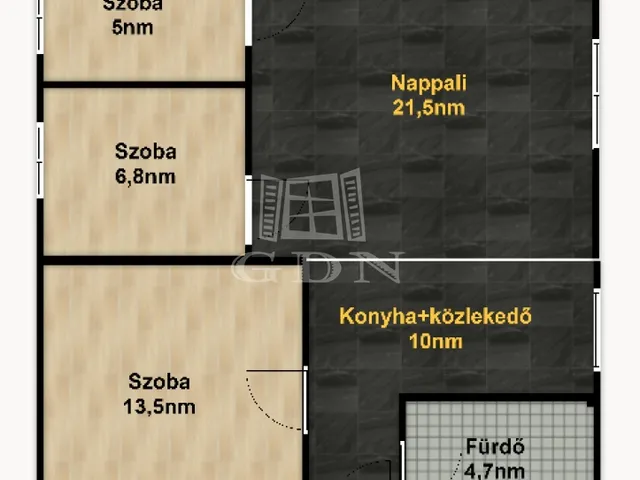 Eladó ház Budapest XV. kerület, Rákospalota 70 nm