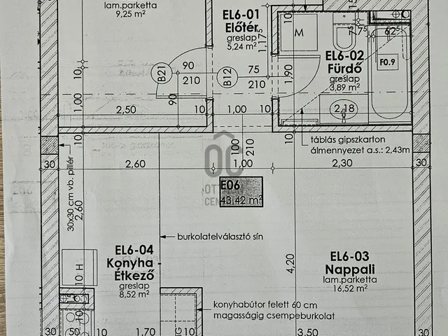 Eladó lakás Körmend 43 nm