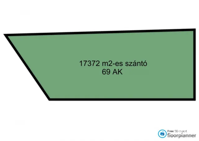 Eladó mezőgazdasági ingatlan Szeged, Szőreg 17372 nm