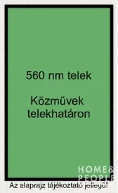 Eladó telek Szeged, Tápé 560 nm