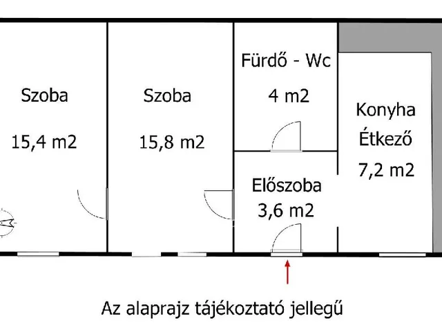 Eladó lakás Budapest II. kerület, Felhévíz II. ker. 46 nm